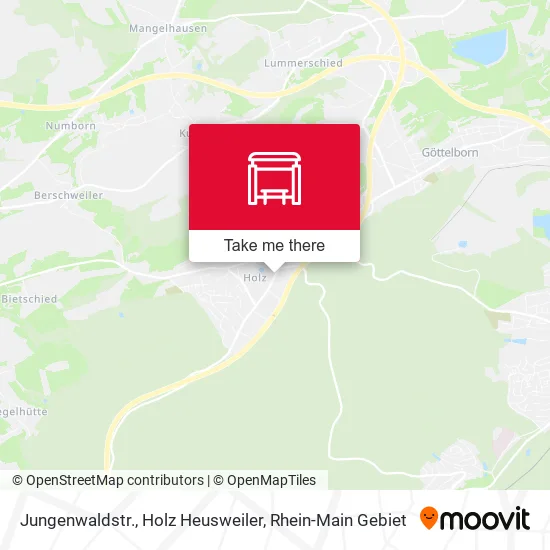 Карта Jungenwaldstr., Holz Heusweiler