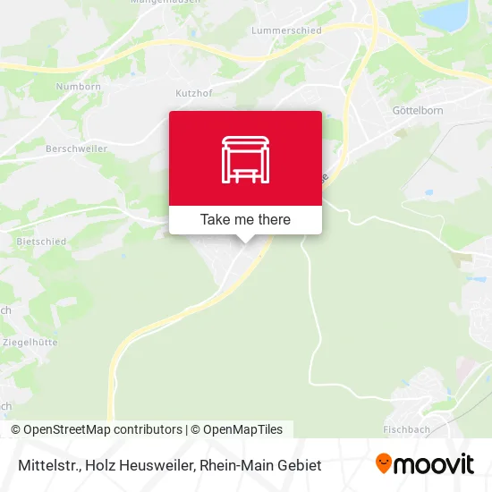 Карта Mittelstr., Holz Heusweiler