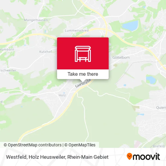 Карта Westfeld, Holz Heusweiler