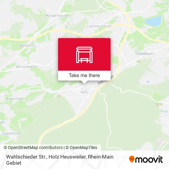 Карта Wahlschieder Str., Holz Heusweiler