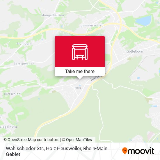 Wahlschieder Str., Holz Heusweiler map