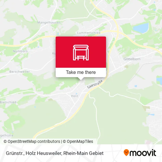 Карта Grünstr., Holz Heusweiler
