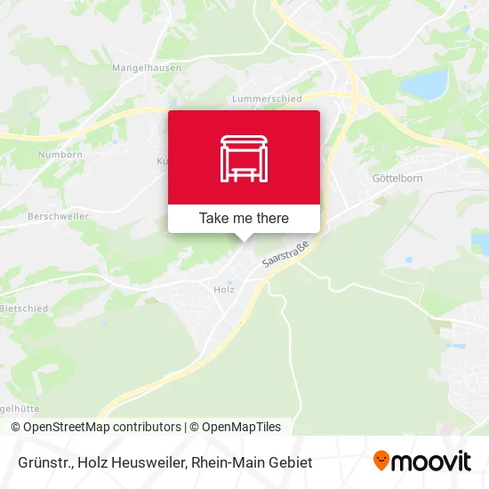 Карта Grünstr., Holz Heusweiler