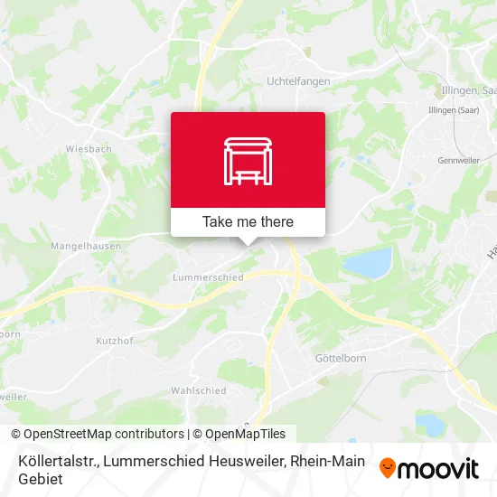 Карта Köllertalstr., Lummerschied Heusweiler