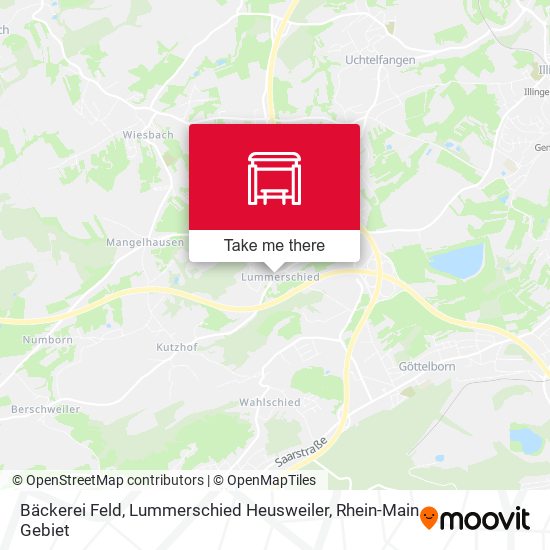 Bäckerei Feld, Lummerschied Heusweiler map