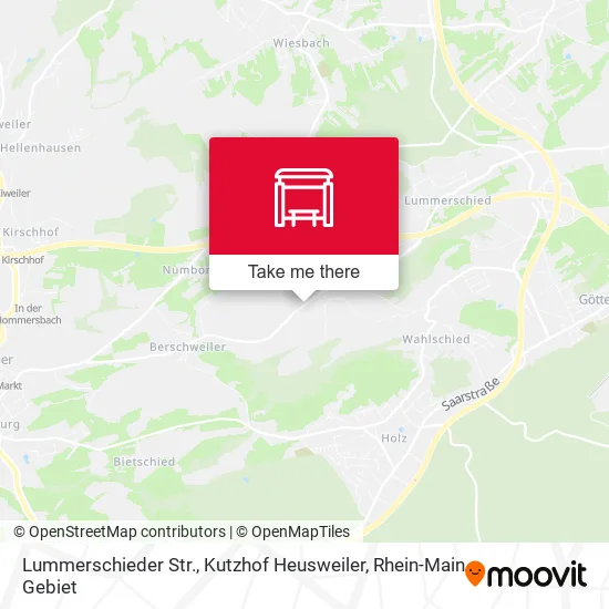 Карта Lummerschieder Str., Kutzhof Heusweiler
