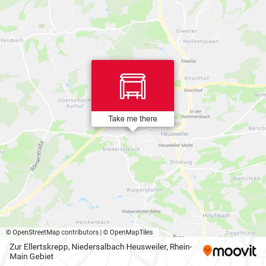 Zur Ellertskrepp, Niedersalbach Heusweiler map