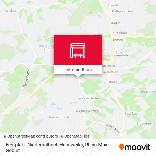 Карта Festplatz, Niedersalbach Heusweiler