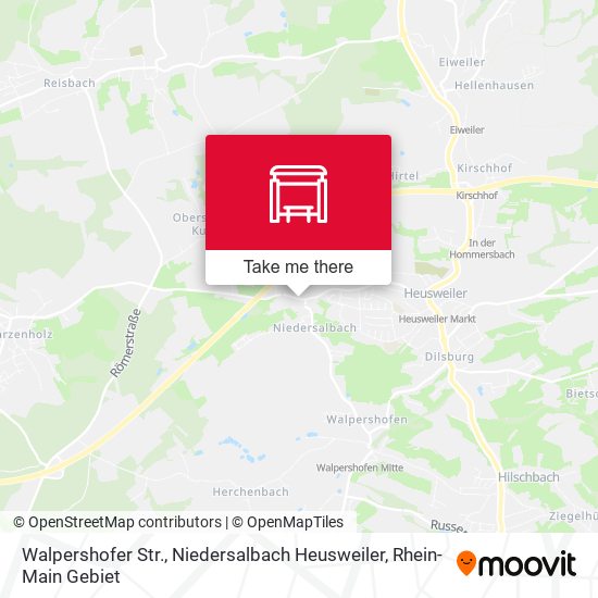 Walpershofer Str., Niedersalbach Heusweiler map