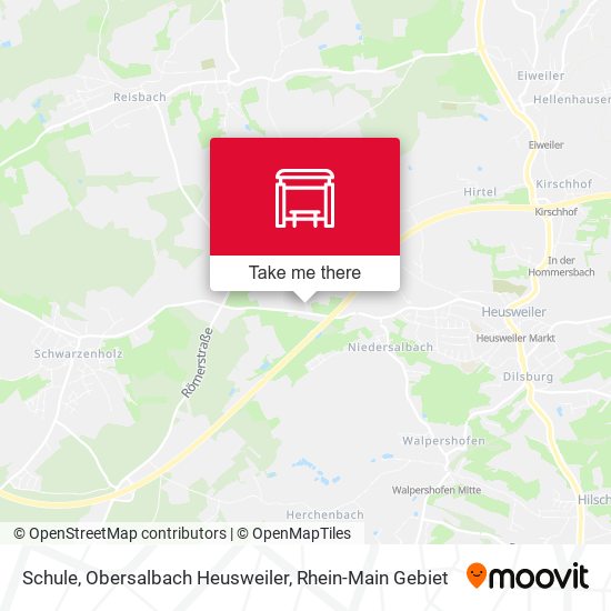 Schule, Obersalbach Heusweiler map