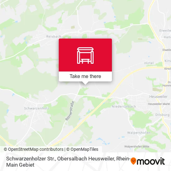 Карта Schwarzenholzer Str., Obersalbach Heusweiler