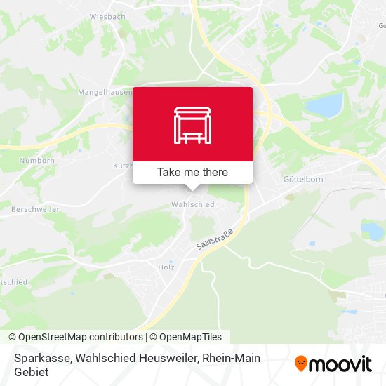 Sparkasse, Wahlschied Heusweiler map