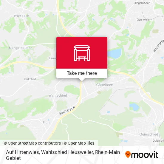Карта Auf Hirtenwies, Wahlschied Heusweiler