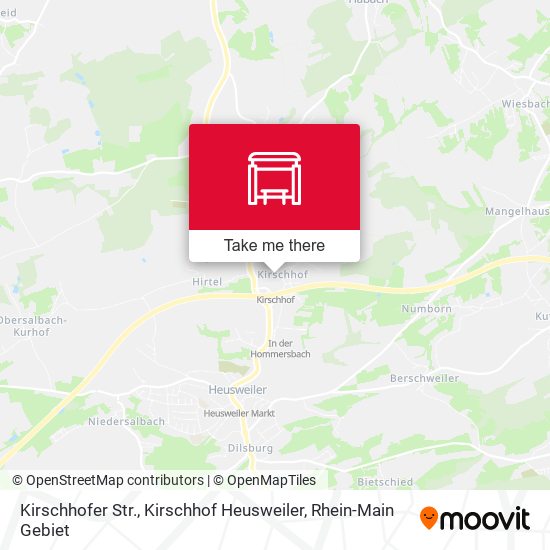 Карта Kirschhofer Str., Kirschhof Heusweiler