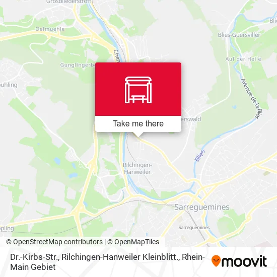 Карта Dr.-Kirbs-Str., Rilchingen-Hanweiler Kleinblitt.