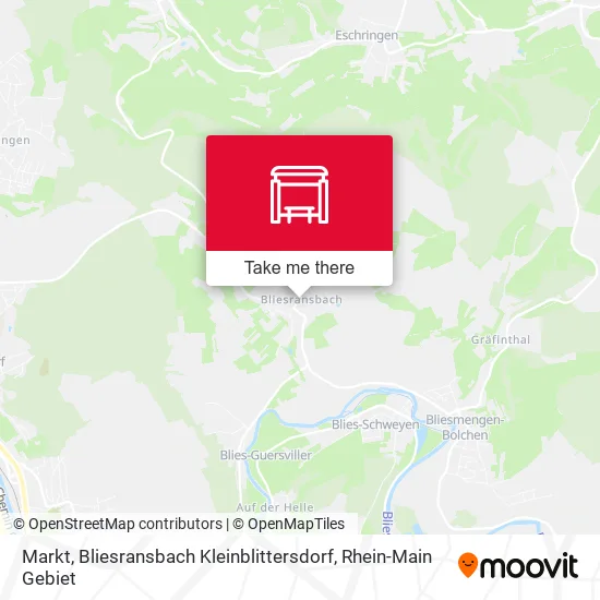 Карта Markt, Bliesransbach Kleinblittersdorf