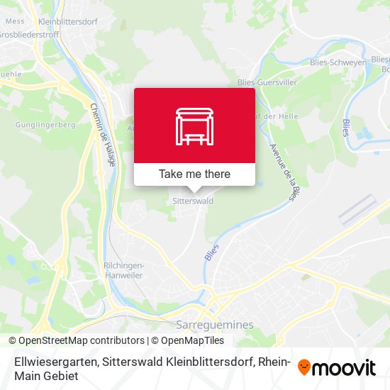 Ellwiesergarten, Sitterswald Kleinblittersdorf map