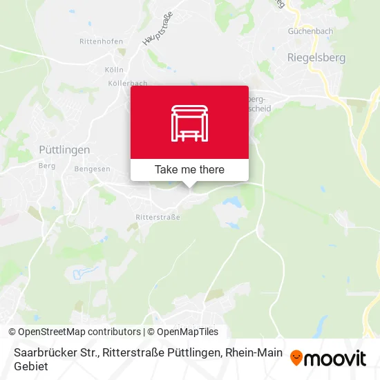 Saarbrücker Str., Ritterstraße Püttlingen map