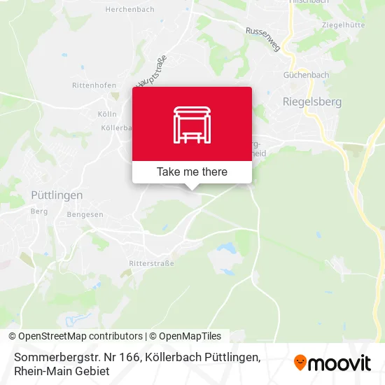 Карта Sommerbergstr. Nr 166, Köllerbach Püttlingen