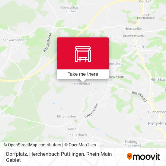 Карта Dorfplatz, Herchenbach Püttlingen