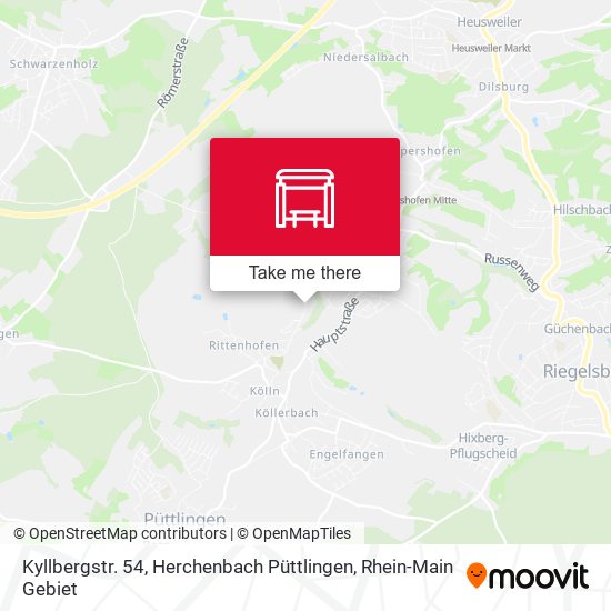 Kyllbergstr. 54, Herchenbach Püttlingen map