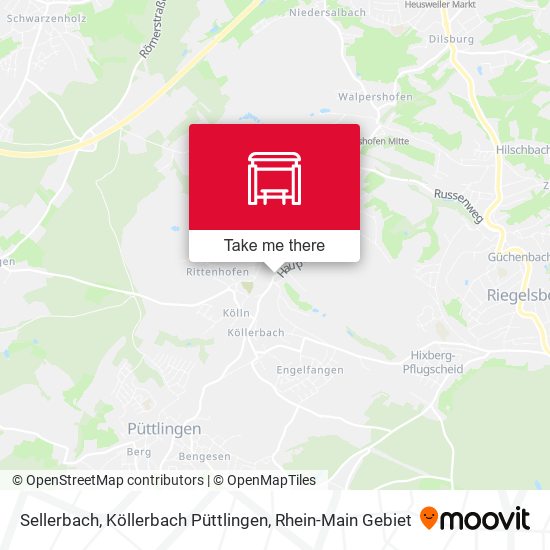 Sellerbach, Köllerbach Püttlingen map