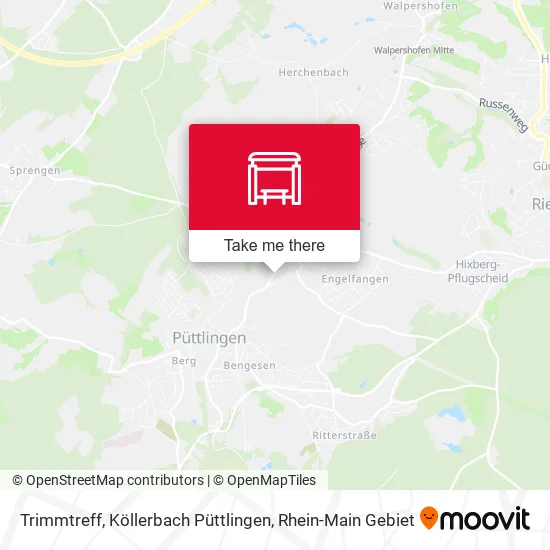 Карта Trimmtreff, Köllerbach Püttlingen