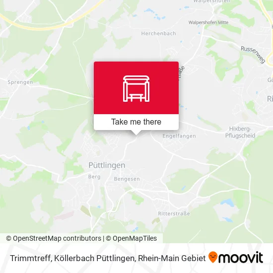 Карта Trimmtreff, Köllerbach Püttlingen