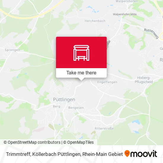 Карта Trimmtreff, Köllerbach Püttlingen