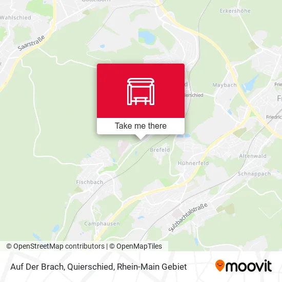 Карта Auf Der Brach, Quierschied