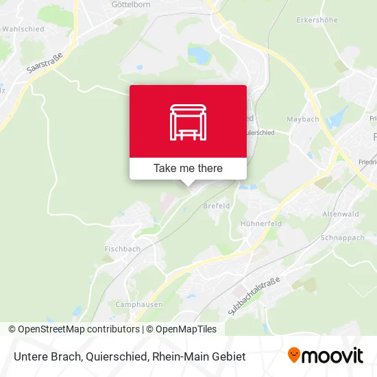 Карта Untere Brach, Quierschied