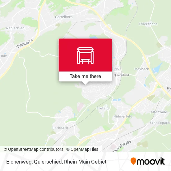 Карта Eichenweg, Quierschied