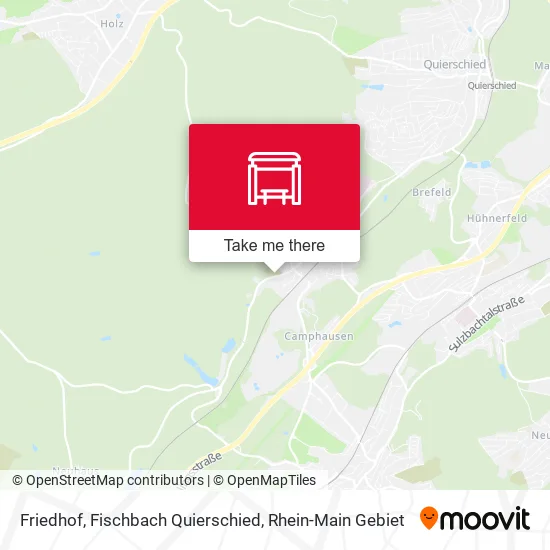 Friedhof, Fischbach Quierschied map