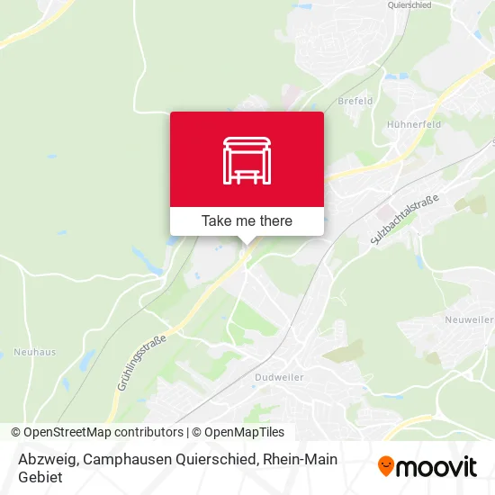 Карта Abzweig, Camphausen Quierschied