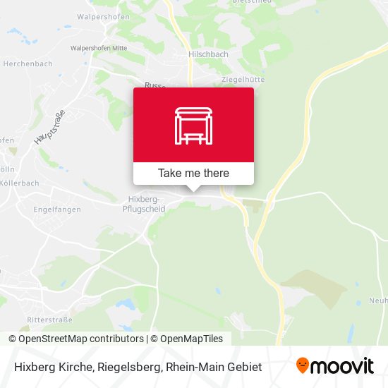 Hixberg Kirche, Riegelsberg map