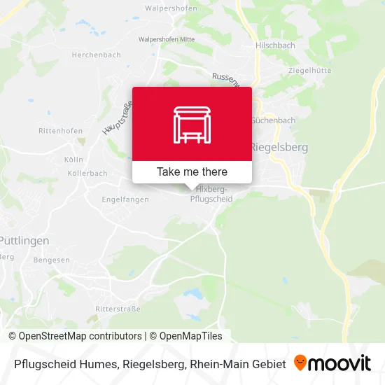Pflugscheid Humes, Riegelsberg map