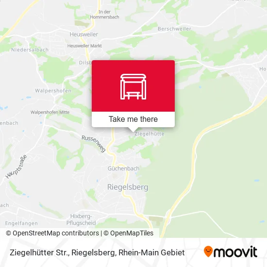 Карта Ziegelhütter Str., Riegelsberg
