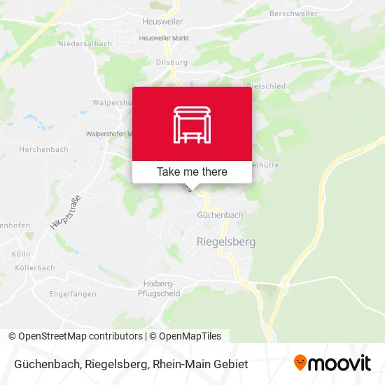 Карта Güchenbach, Riegelsberg