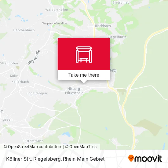Карта Köllner Str., Riegelsberg