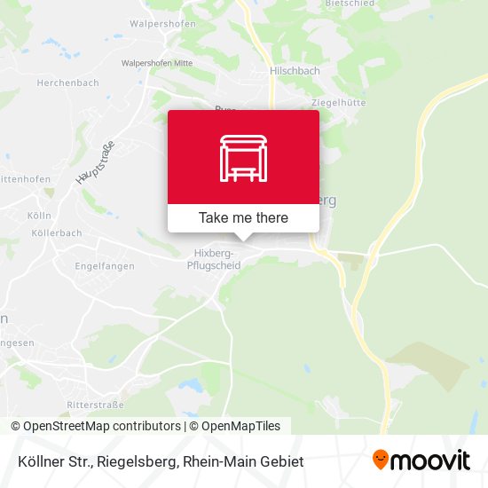 Köllner Str., Riegelsberg map
