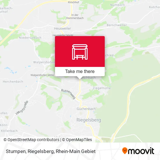 Карта Stumpen, Riegelsberg