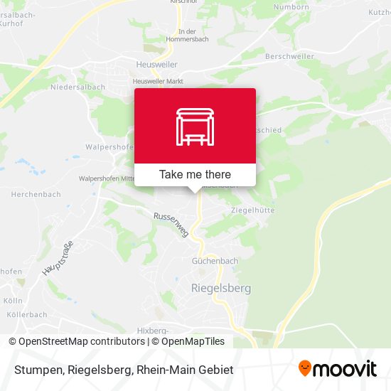 Stumpen, Riegelsberg map