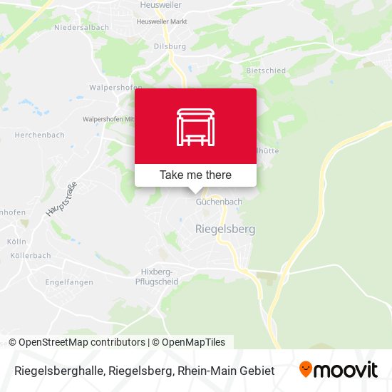 Riegelsberghalle, Riegelsberg map