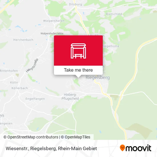 Карта Wiesenstr., Riegelsberg