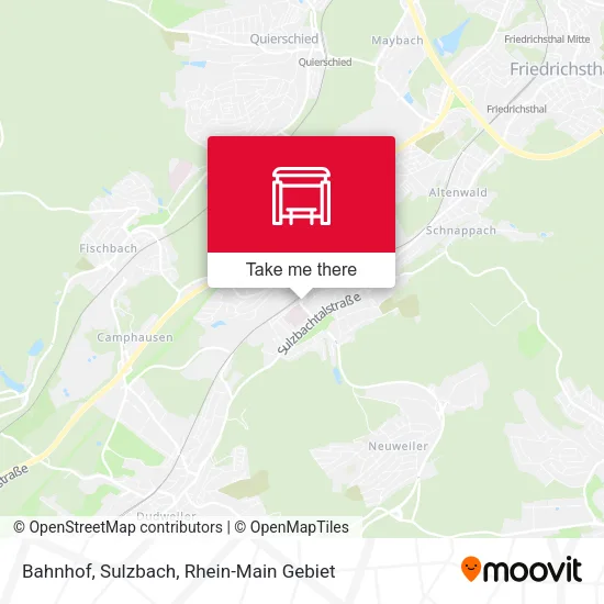 Карта Bahnhof, Sulzbach