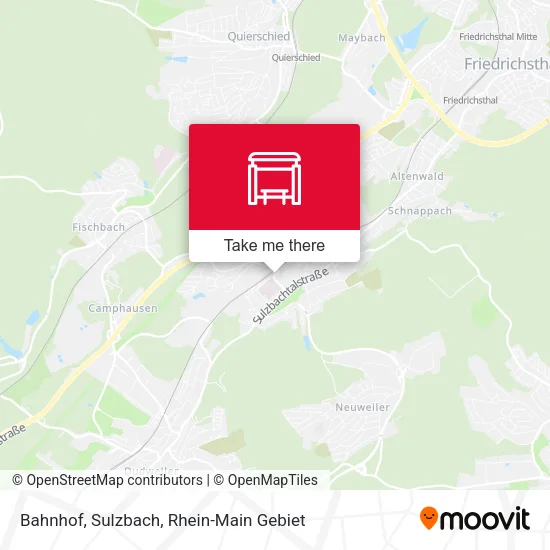 Карта Bahnhof, Sulzbach