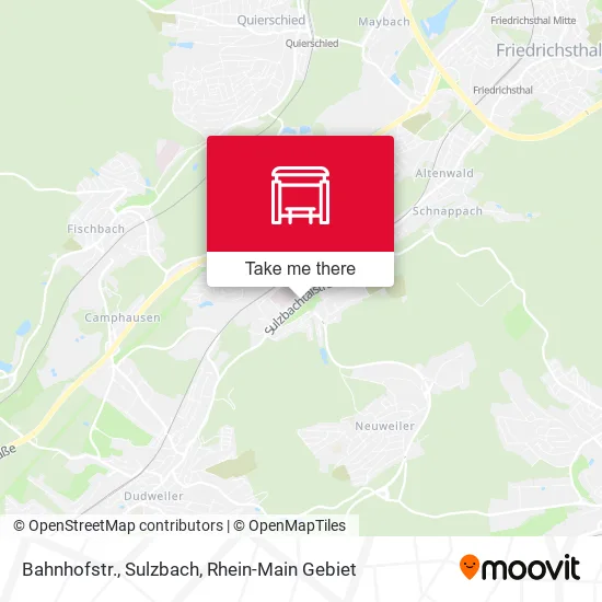 Карта Bahnhofstr., Sulzbach