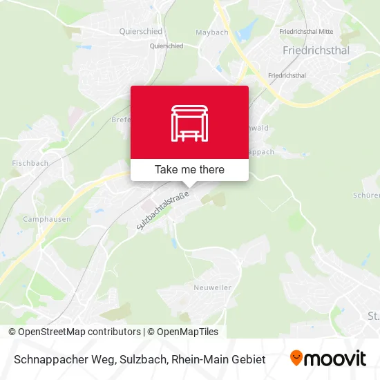 Карта Schnappacher Weg, Sulzbach