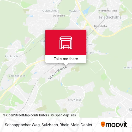 Карта Schnappacher Weg, Sulzbach