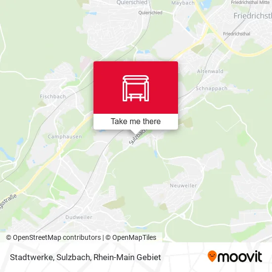 Карта Stadtwerke, Sulzbach